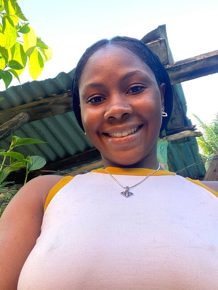 A healthy smile for a young woman in a small village of the Dominican Republic.
